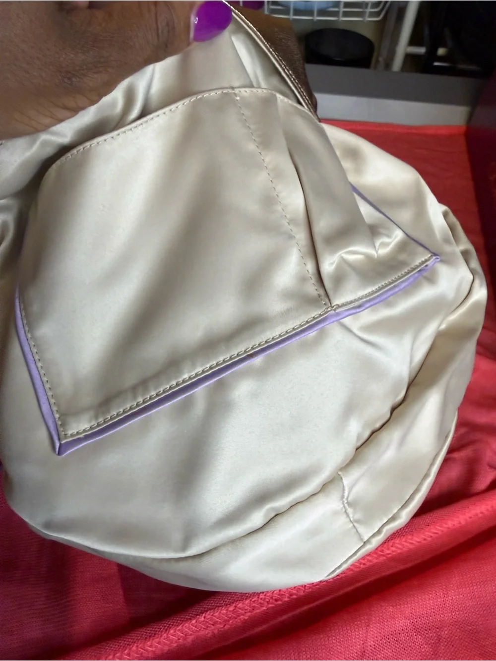 Coach Ali Metallic Rose Leather Hobo Shoulder Bag Rose Gold